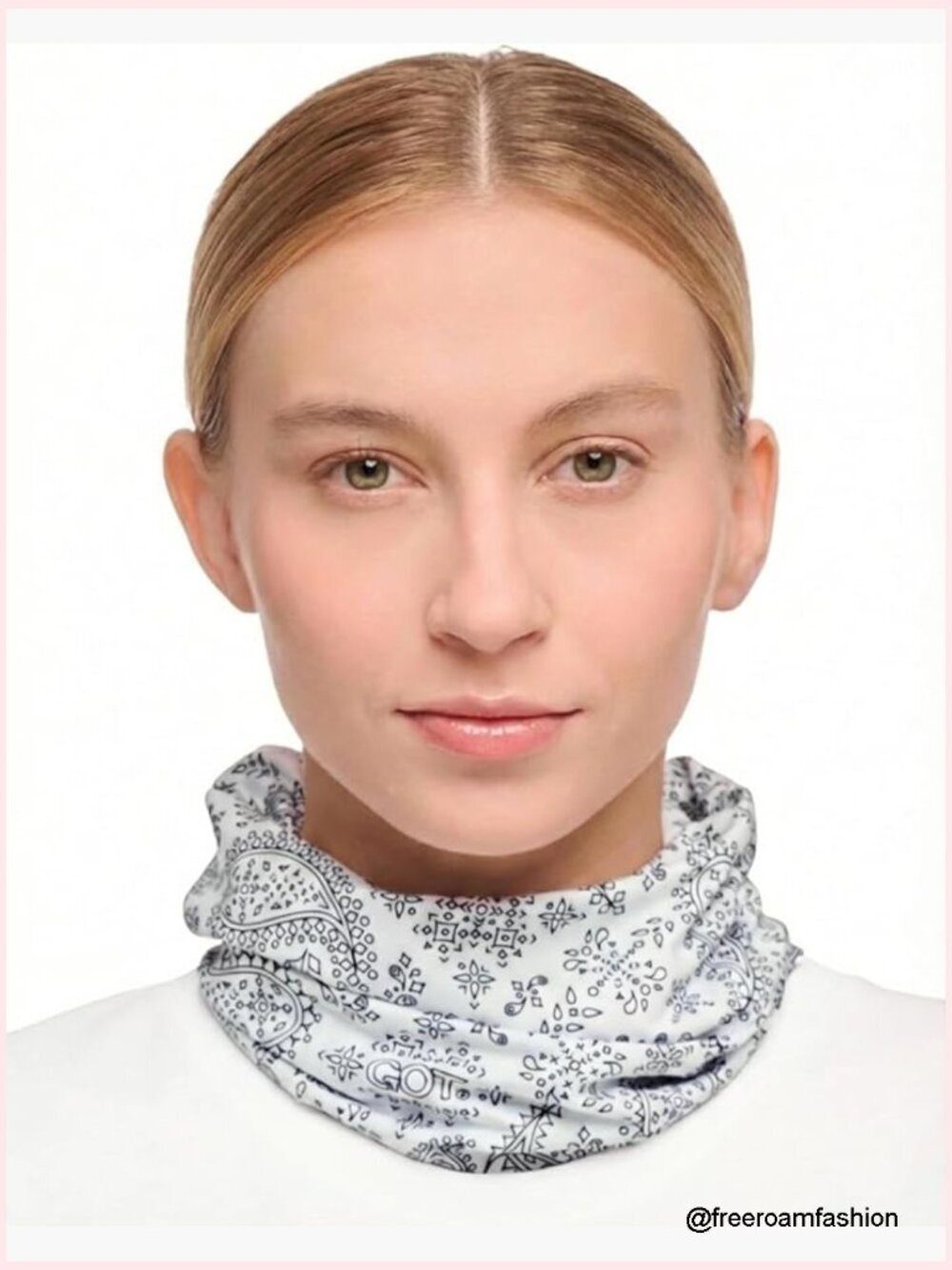 UPF 50+ Cooling Neck Gaiter for Fishing Hiking - HeiQ Thermoregulation
